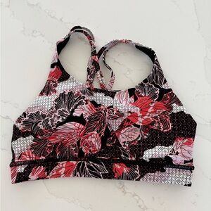 Lululemon Floral Sports Bra Size 6